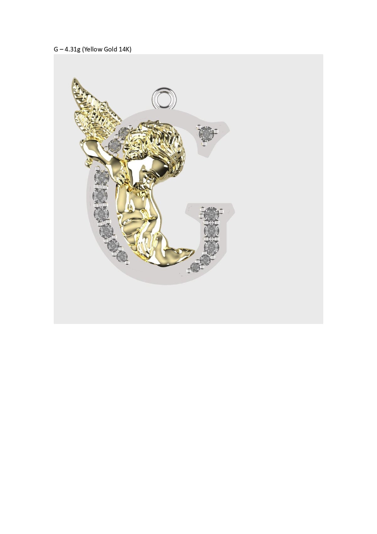 A to Z Alphabet Pendant STL Files