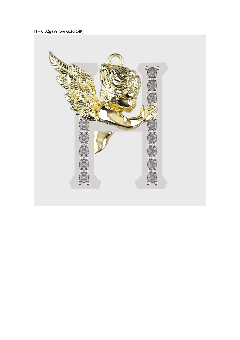 A to Z Alphabet Pendant STL Files