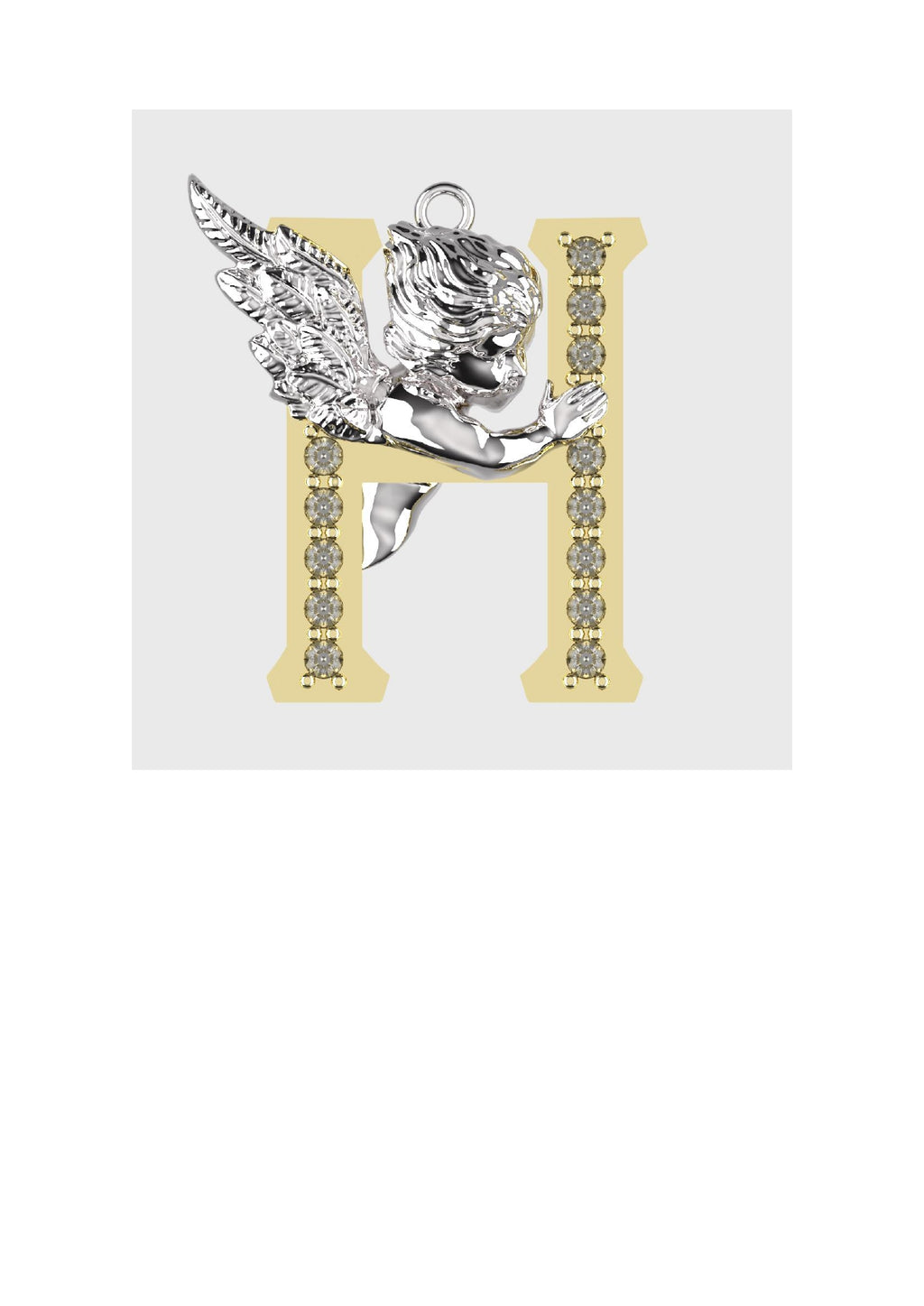 A to Z Alphabet Pendant STL Files