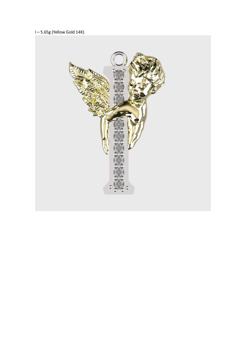 A to Z Alphabet Pendant STL Files