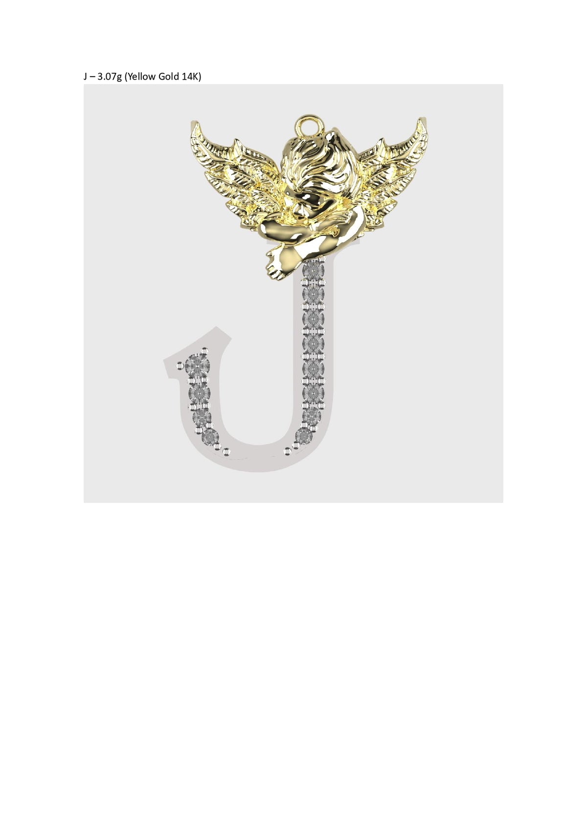A to Z Alphabet Pendant STL Files