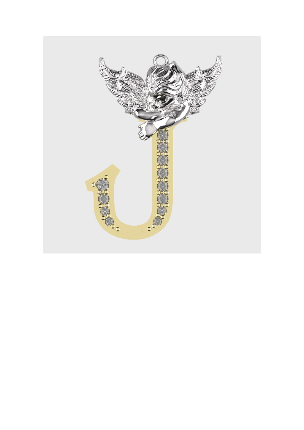 A to Z Alphabet Pendant STL Files
