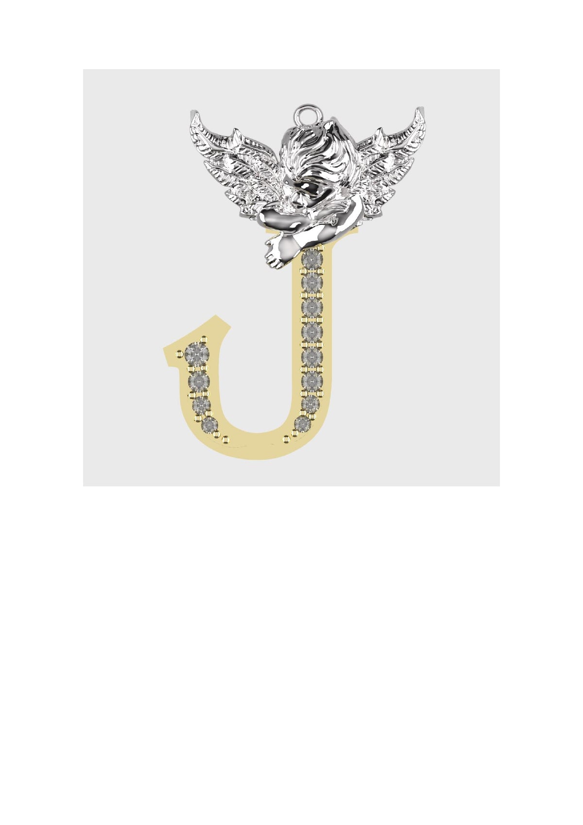 A to Z Alphabet Pendant STL Files