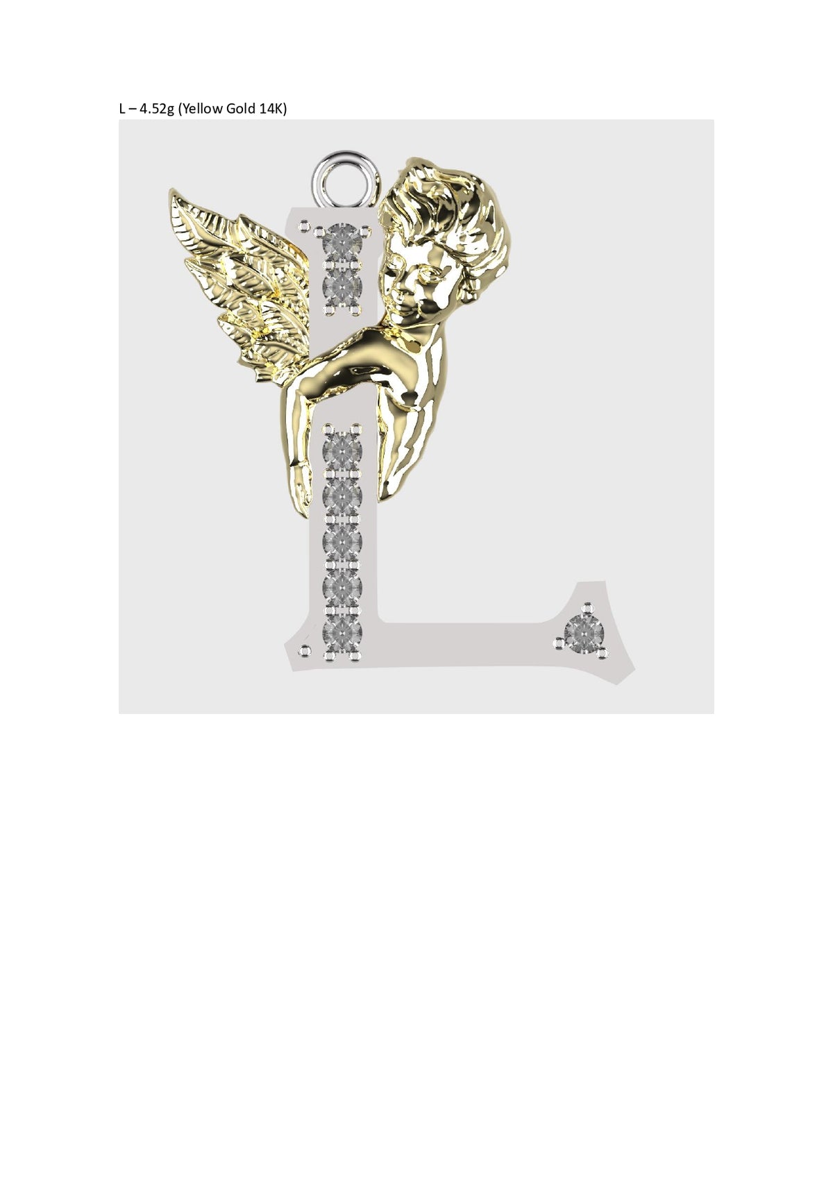 A to Z Alphabet Pendant STL Files