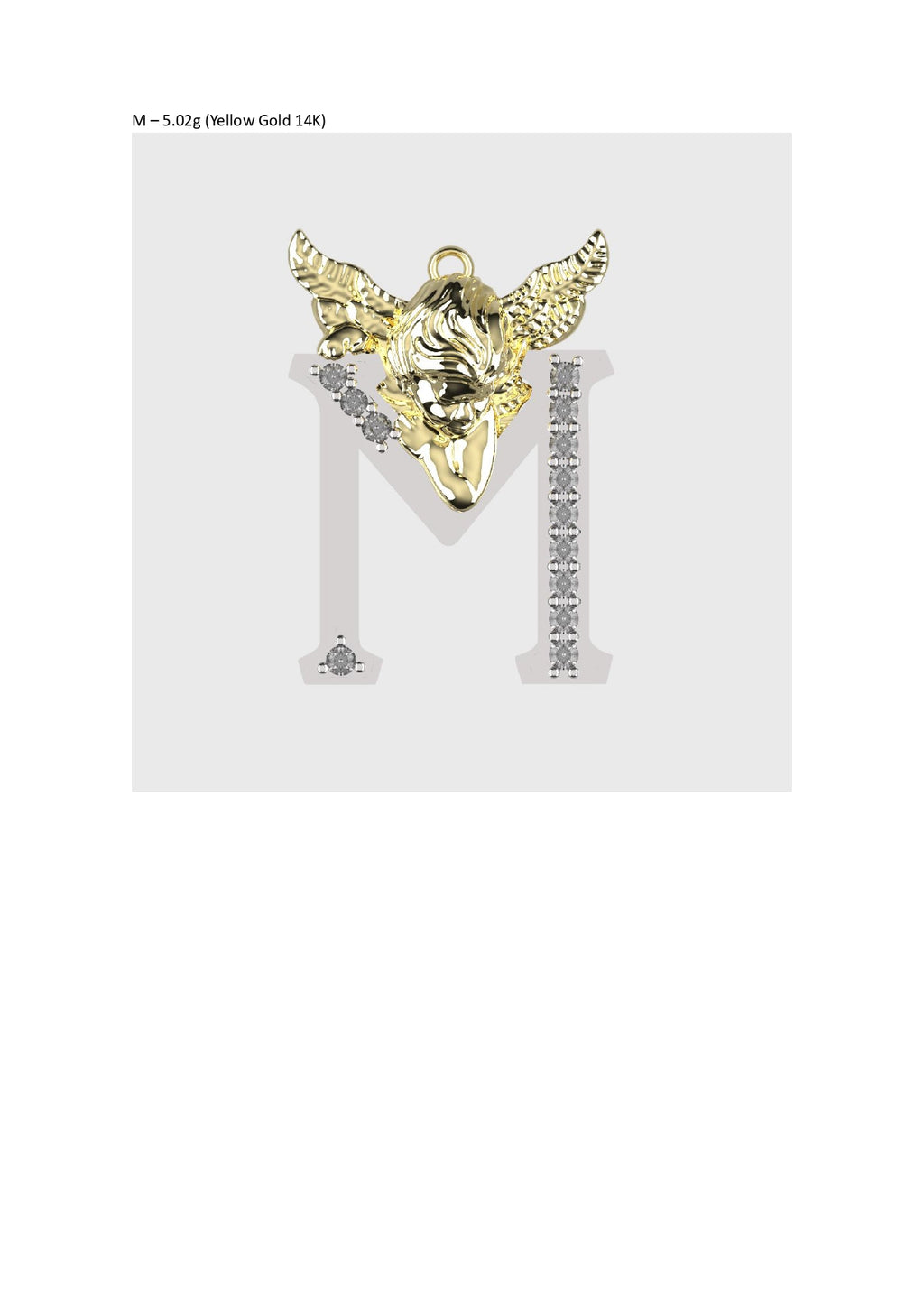 A to Z Alphabet Pendant STL Files