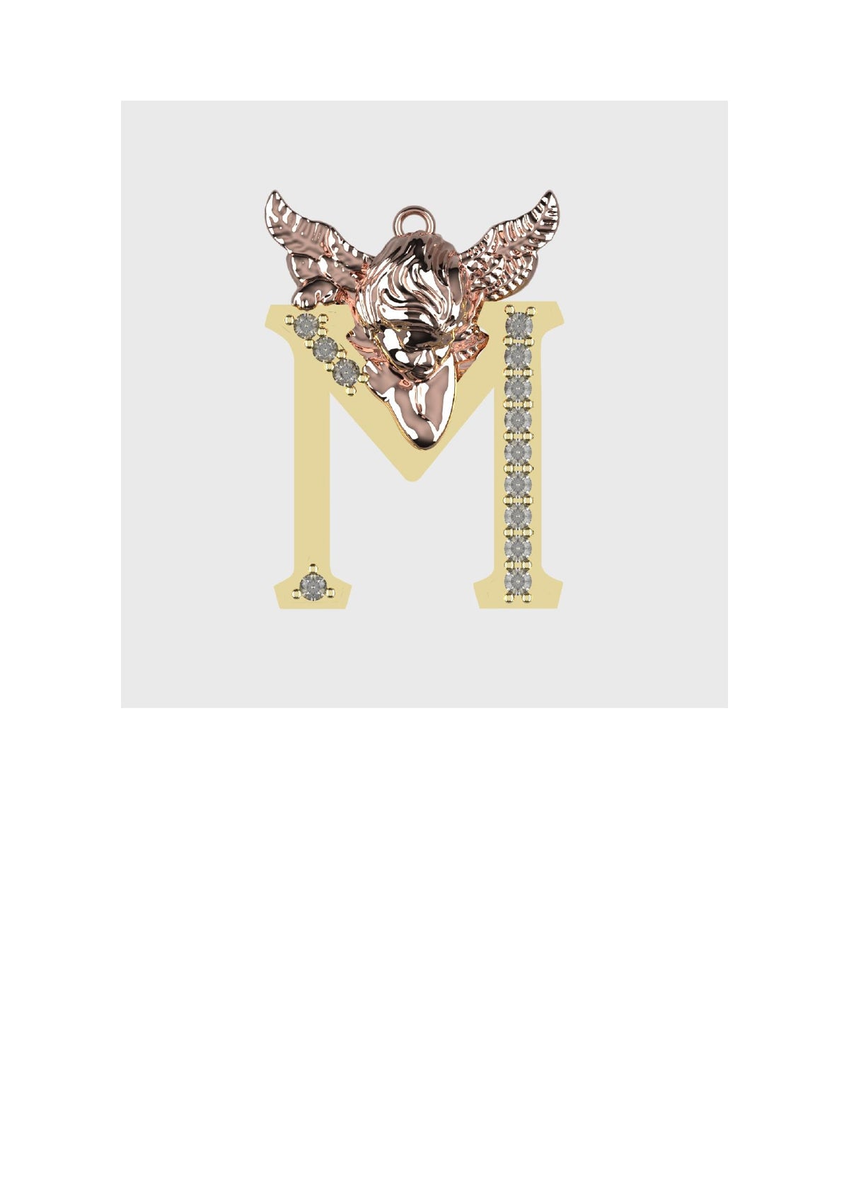 A to Z Alphabet Pendant STL Files
