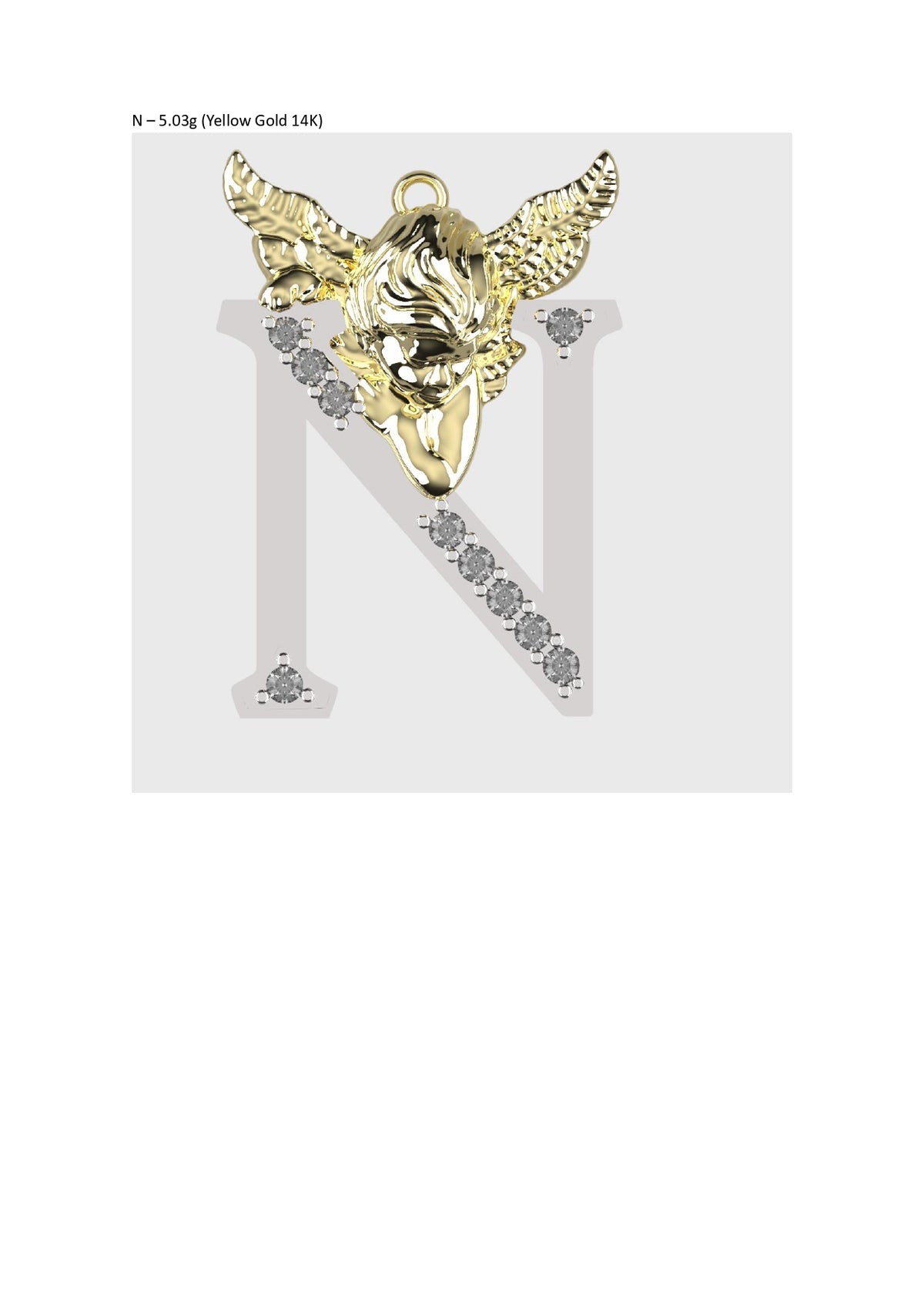 A to Z Alphabet Pendant STL Files
