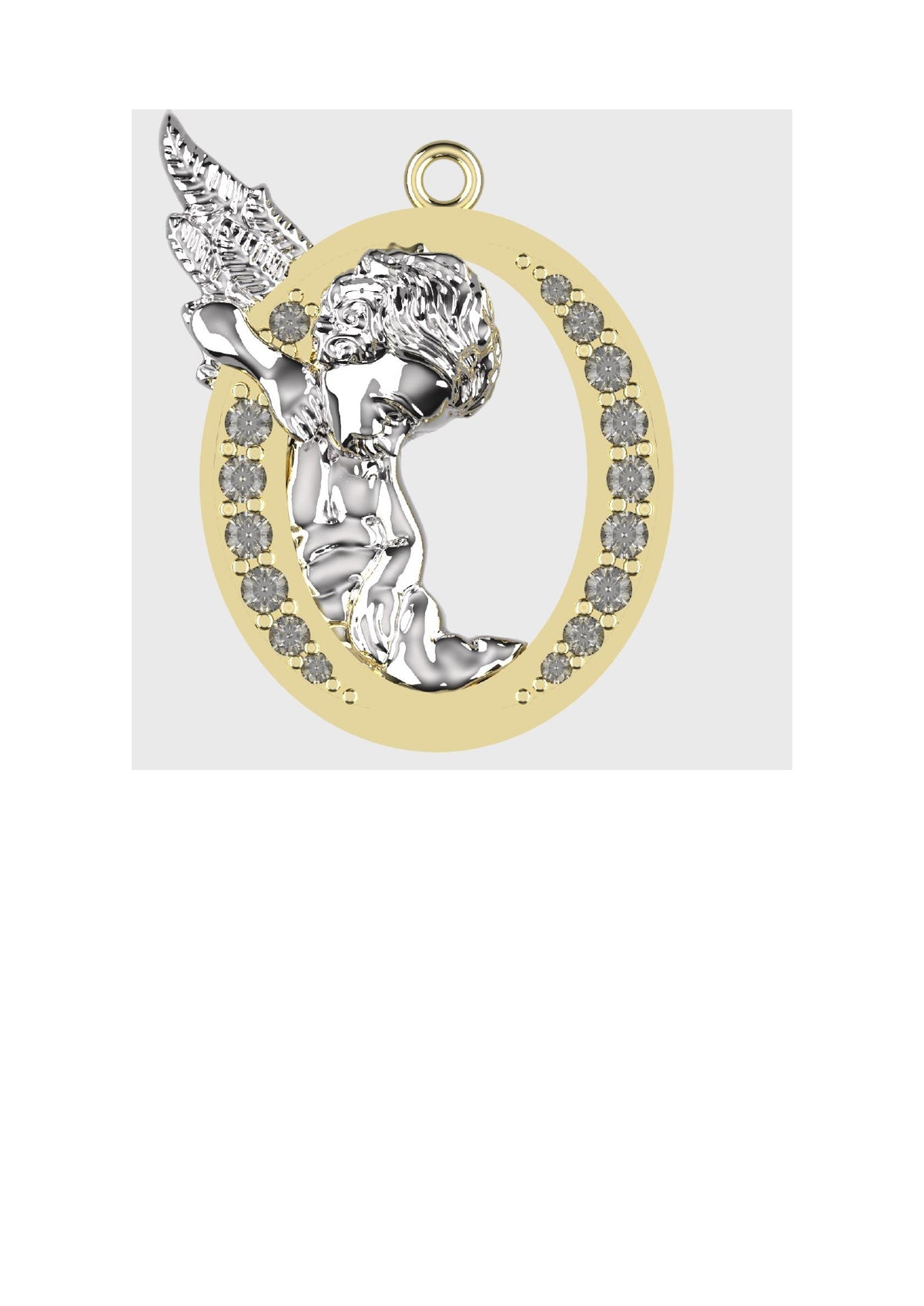 A to Z Alphabet Pendant STL Files