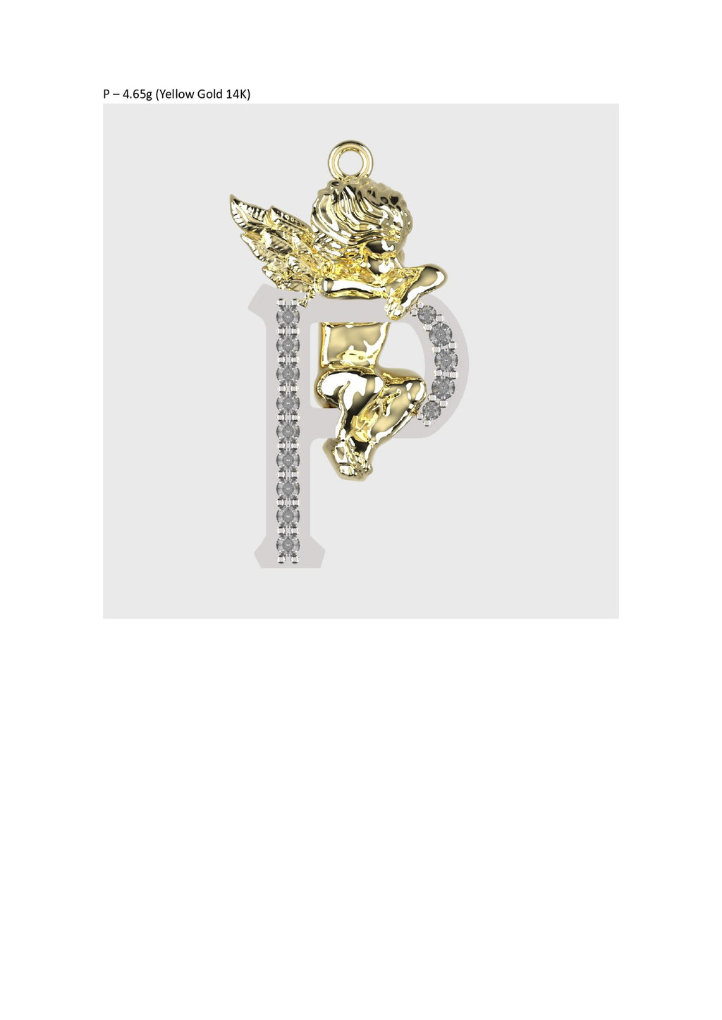 A to Z Alphabet Pendant STL Files