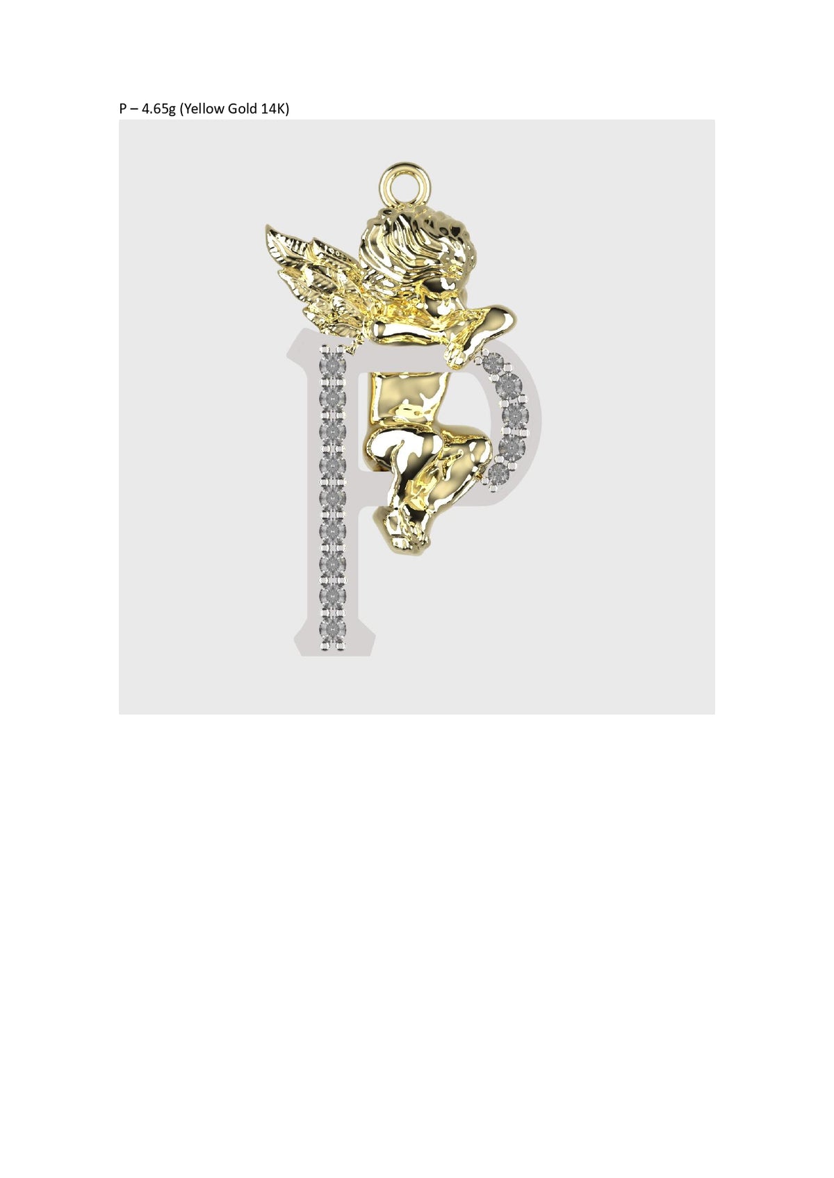 A to Z Alphabet Pendant STL Files