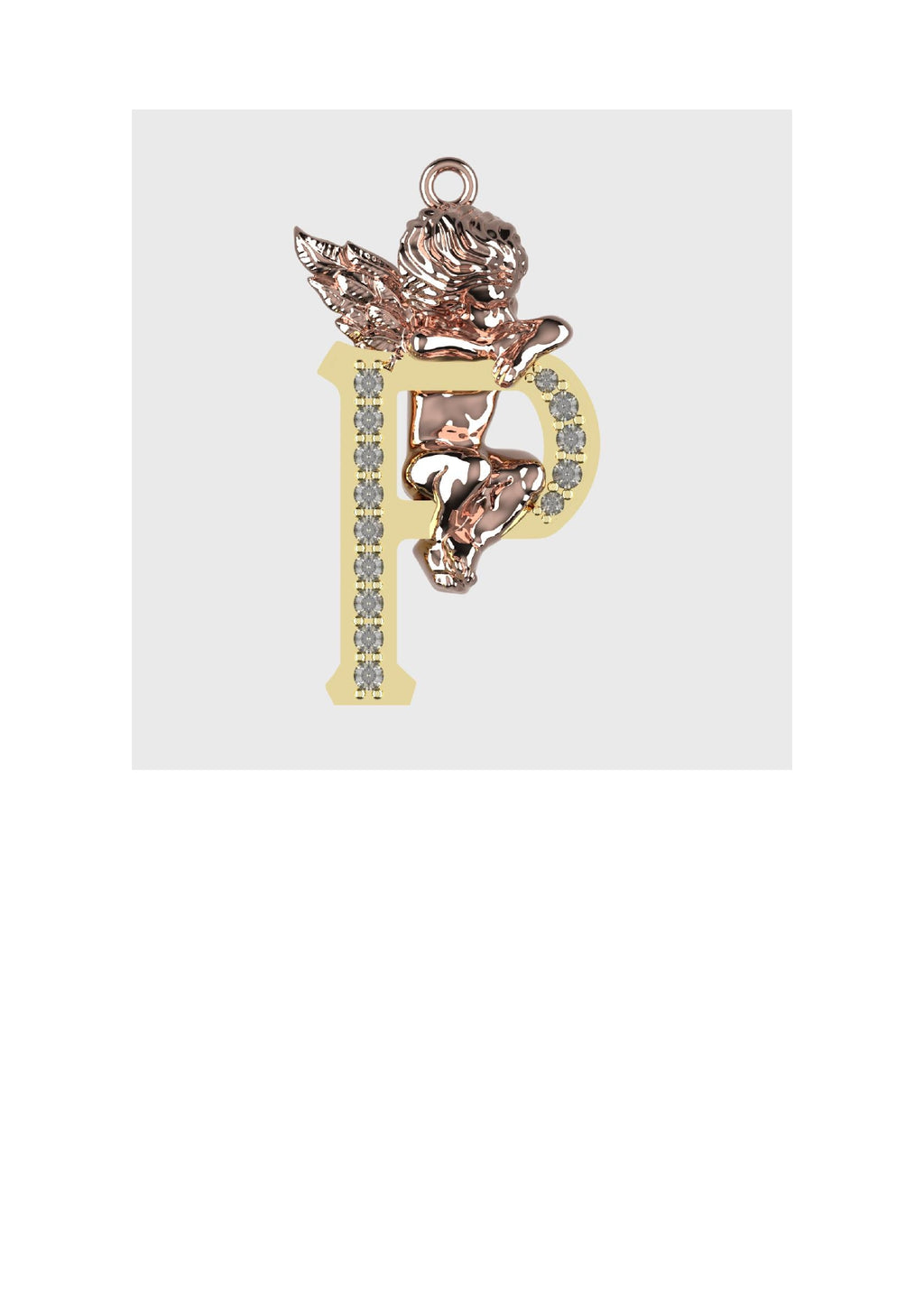 A to Z Alphabet Pendant STL Files