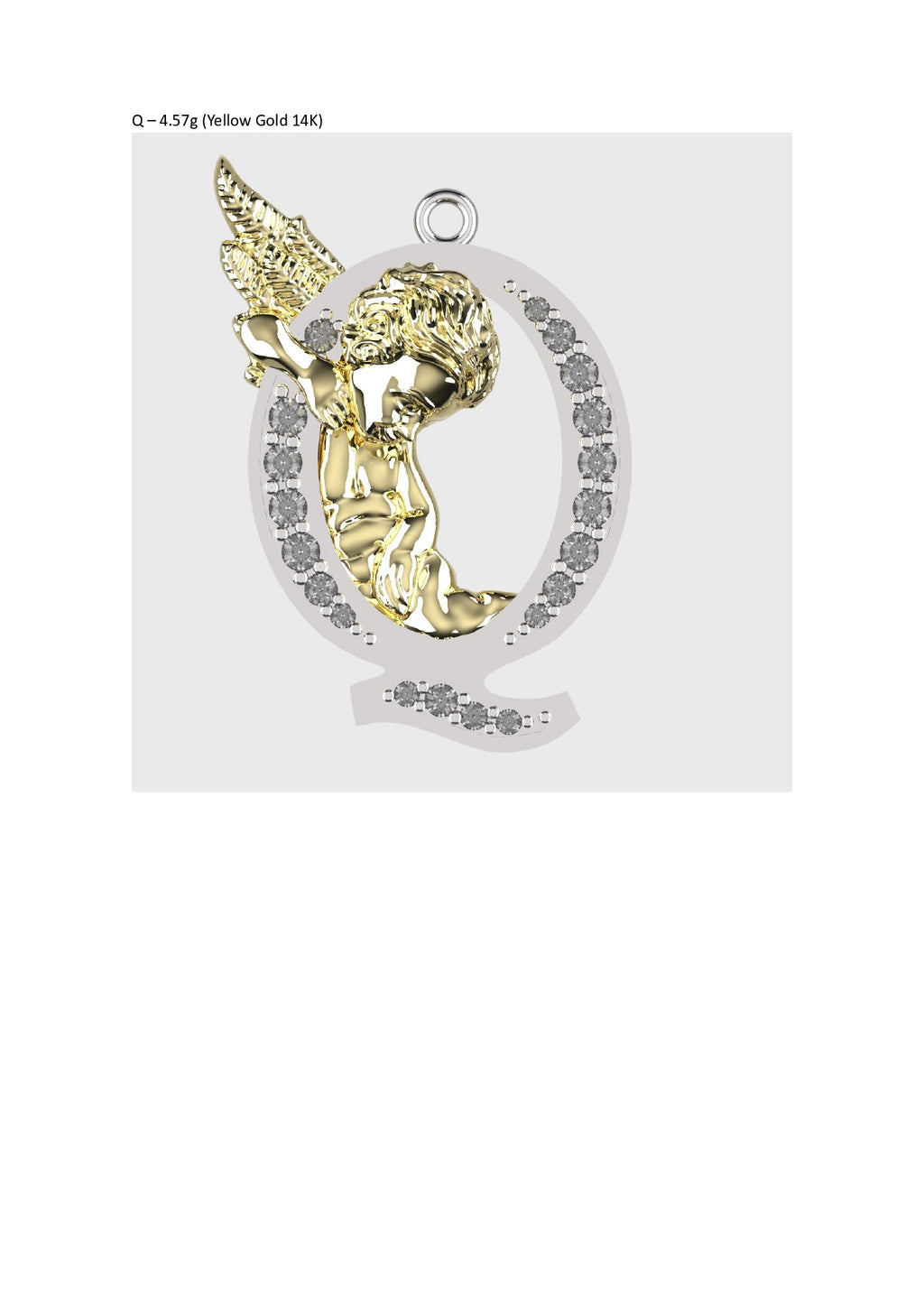 A to Z Alphabet Pendant STL Files