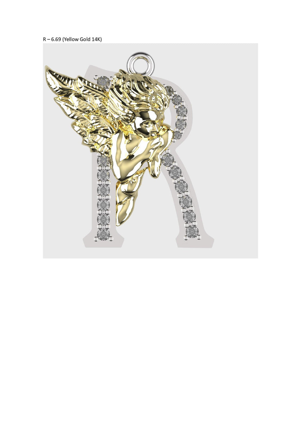 A to Z Alphabet Pendant STL Files