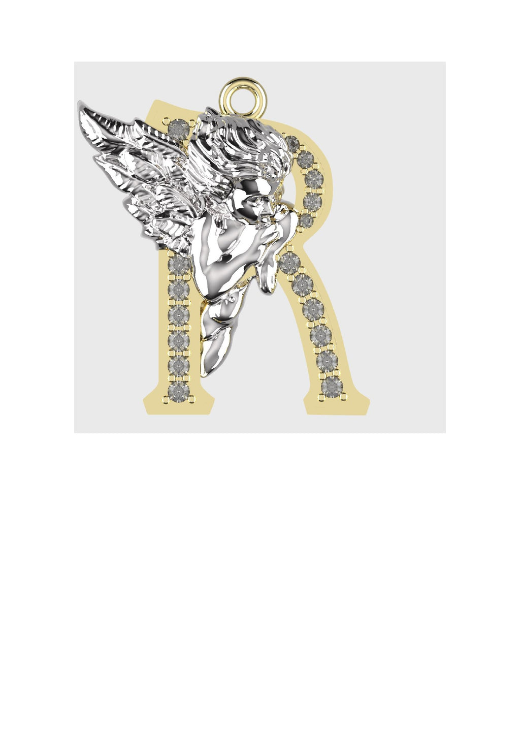 A to Z Alphabet Pendant STL Files