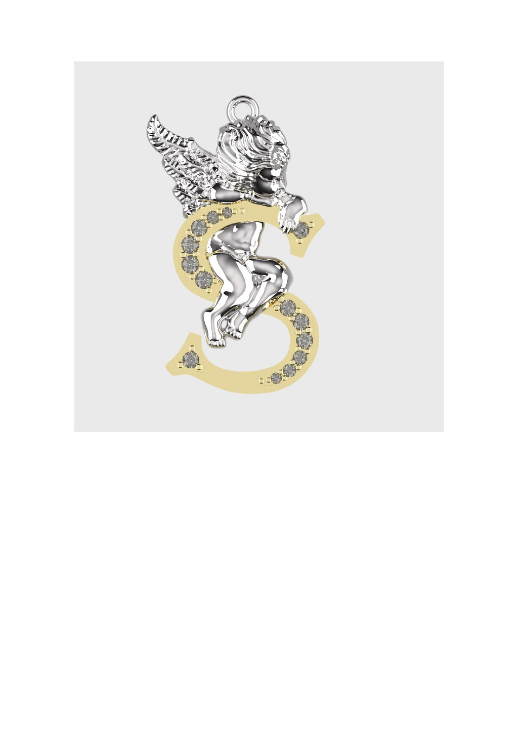 A to Z Alphabet Pendant STL Files