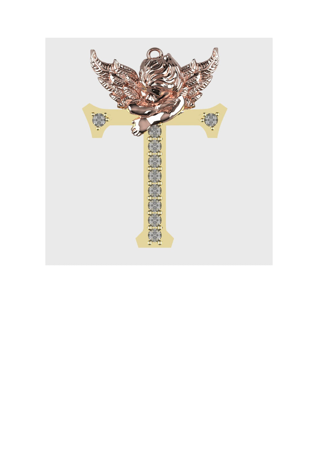 A to Z Alphabet Pendant STL Files