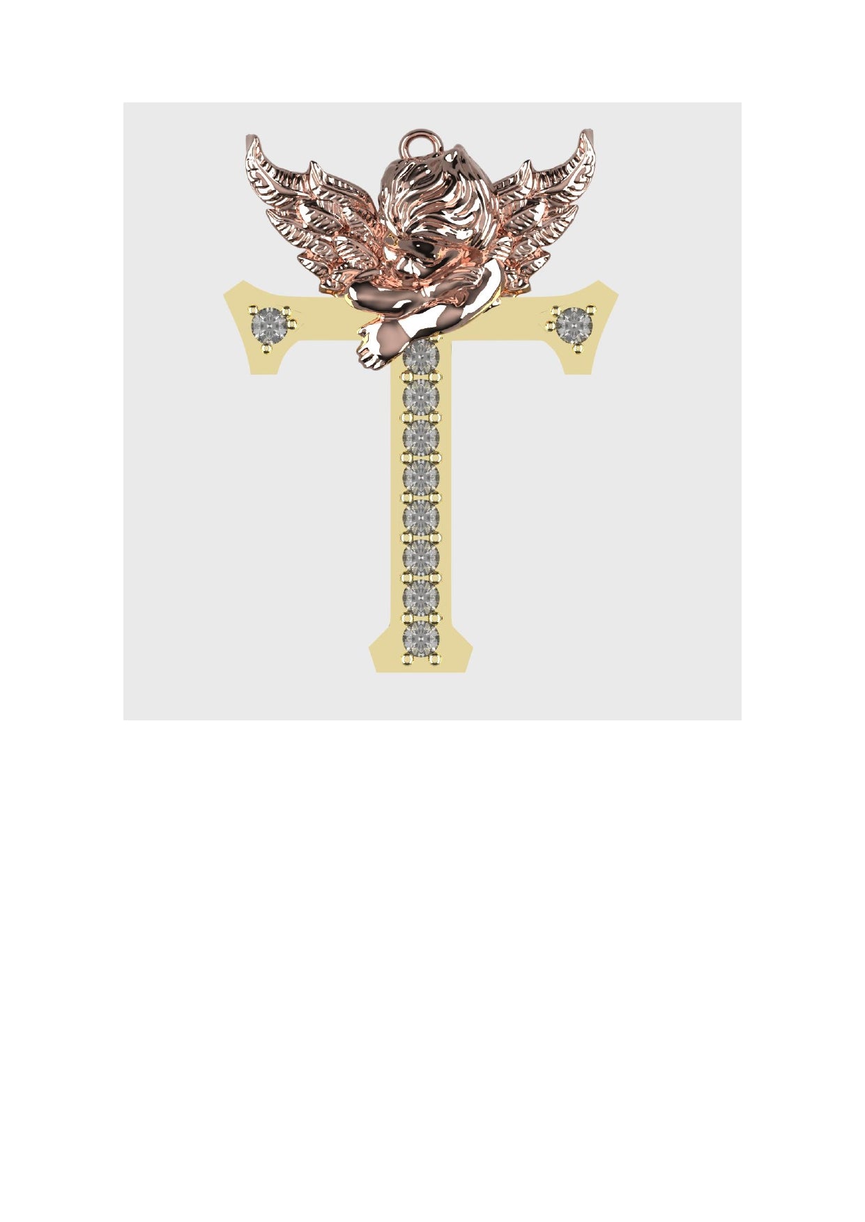 A to Z Alphabet Pendant STL Files