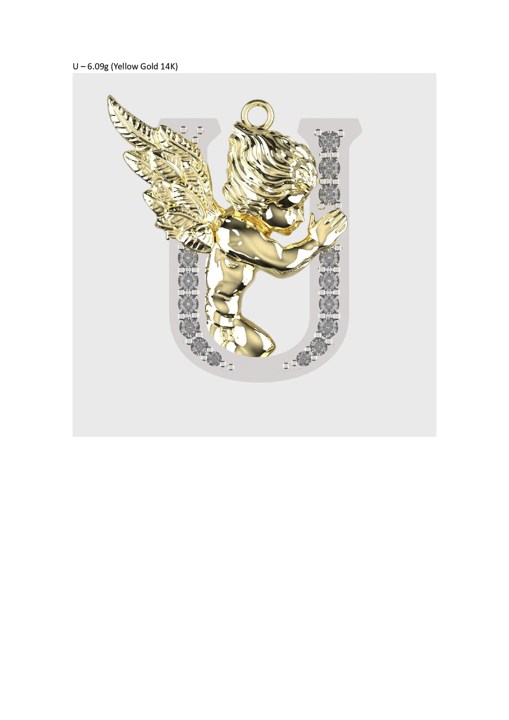 A to Z Alphabet Pendant STL Files