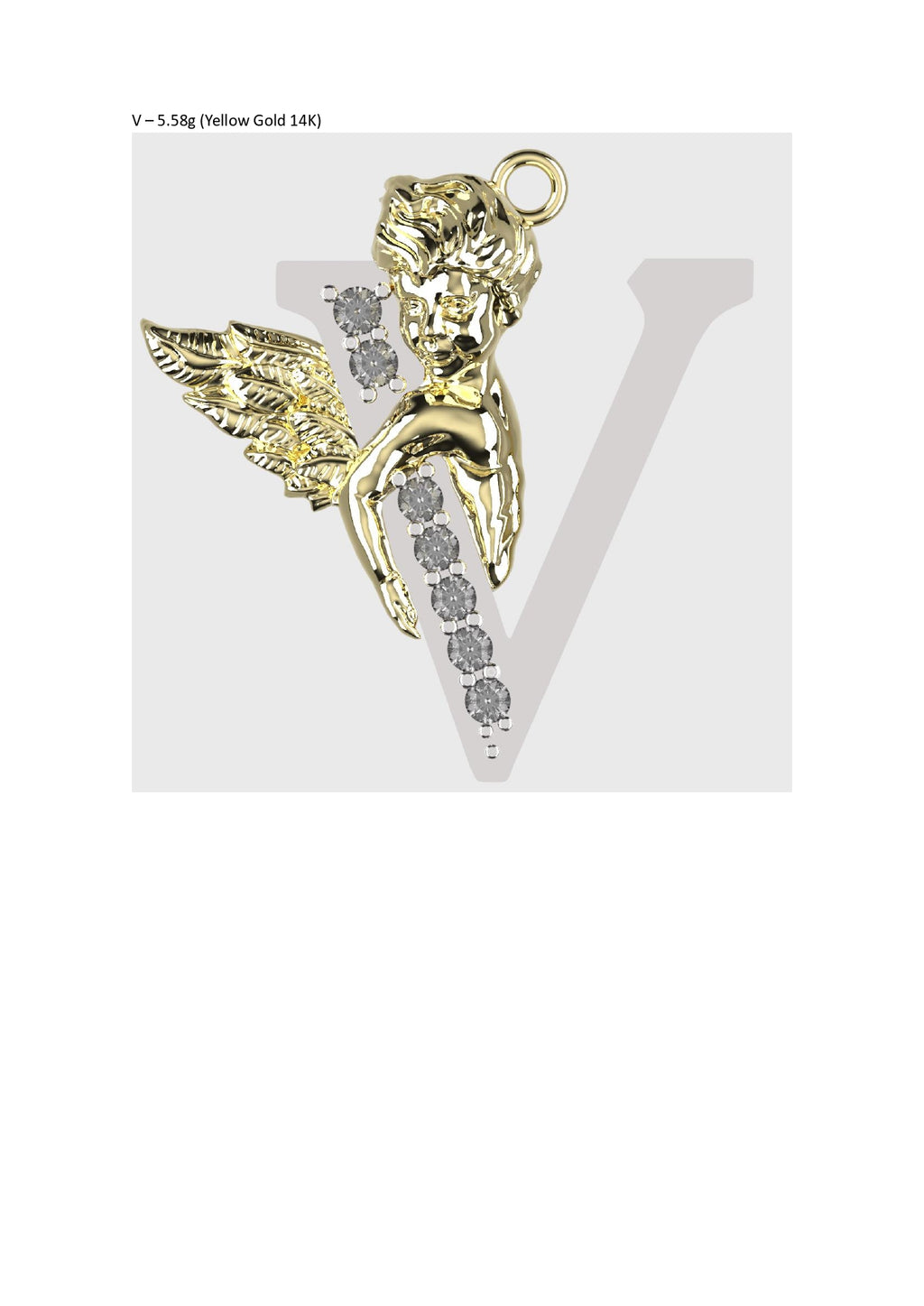 A to Z Alphabet Pendant STL Files