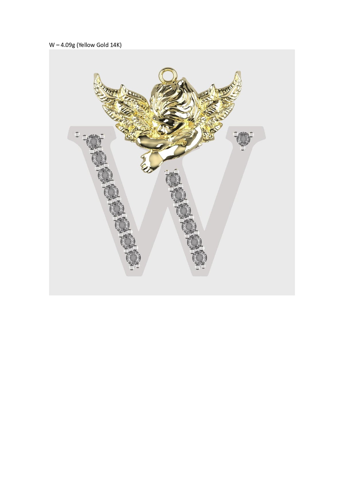 A to Z Alphabet Pendant STL Files