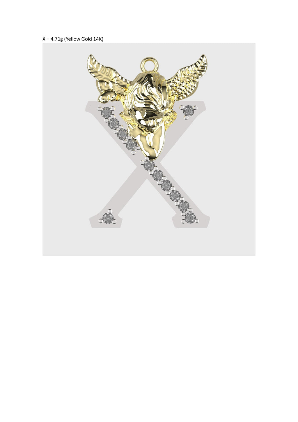 A to Z Alphabet Pendant STL Files