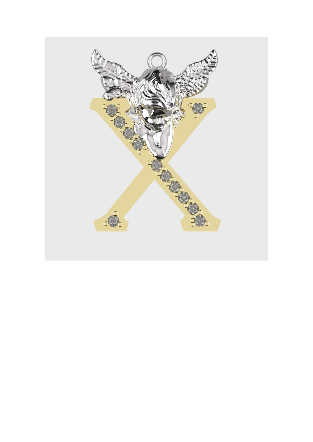 A to Z Alphabet Pendant STL Files