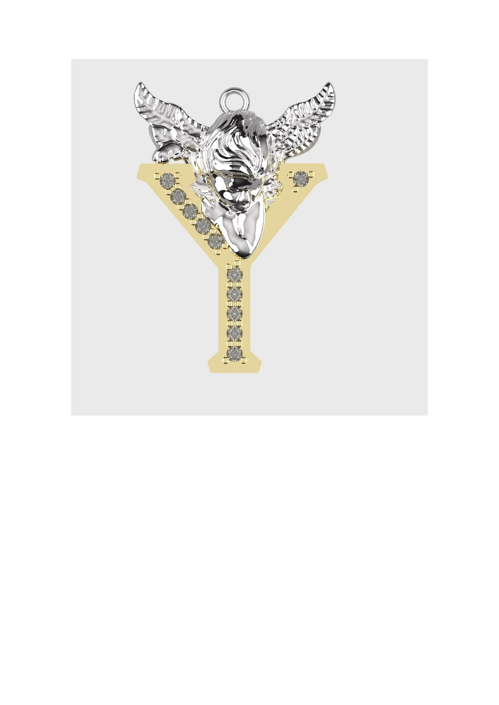 A to Z Alphabet Pendant STL Files