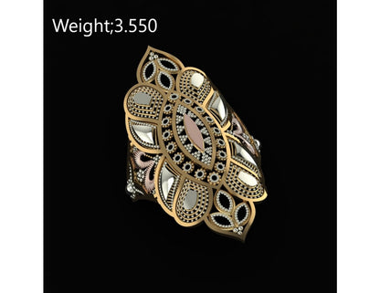 10 Singapuri Ladies RIngs STL FIles