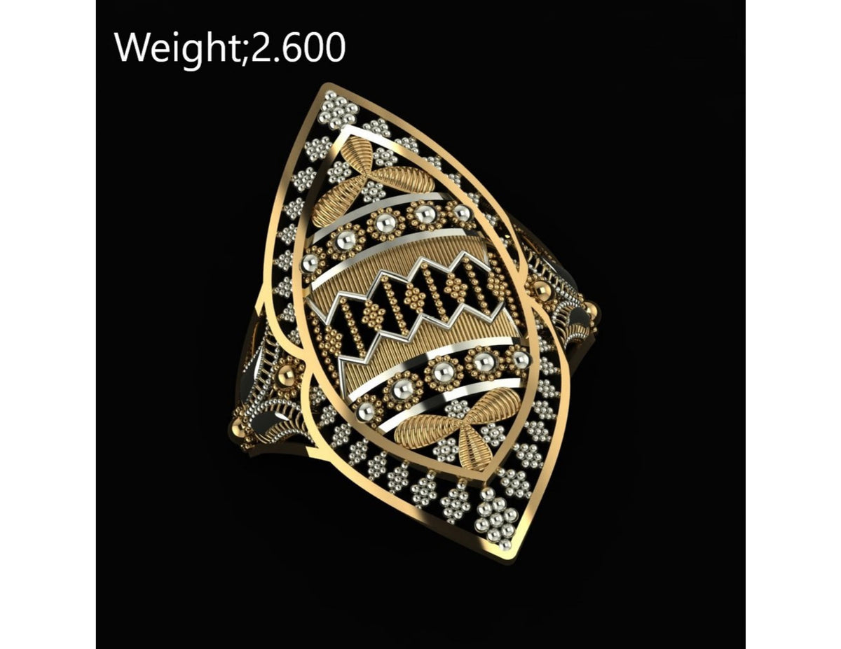 10 Singapuri Ladies RIngs STL FIles