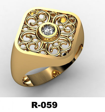 57 Italian Gent's Rings STL Files