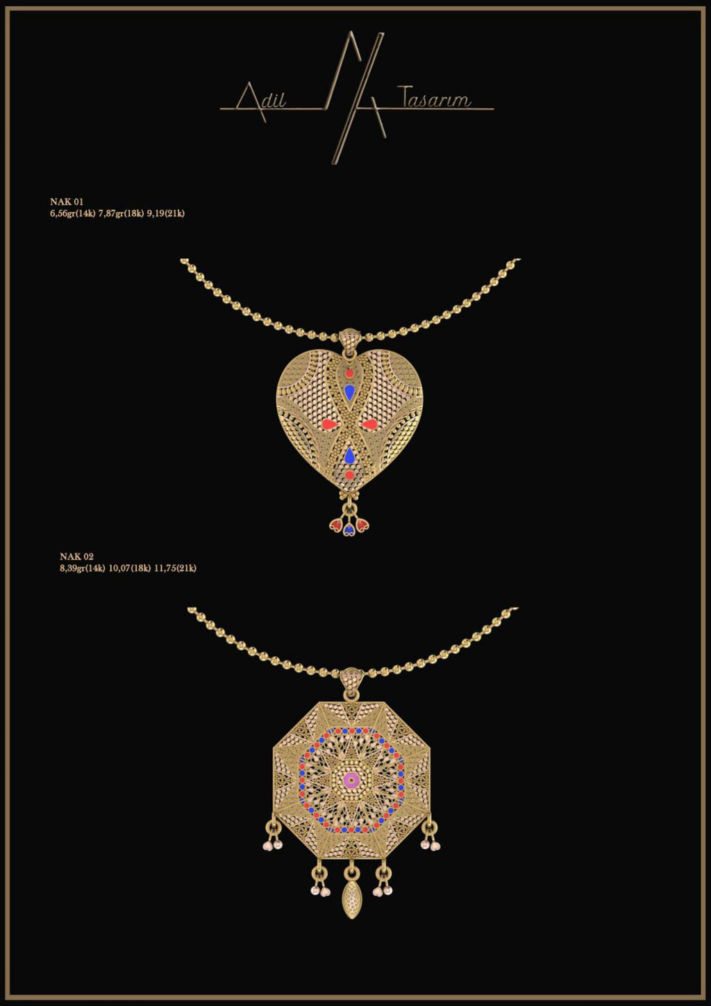 New 20 Kuwaiti Pendants STL & 3DM Files