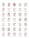 500 Stones Rings STL & 3DM Files