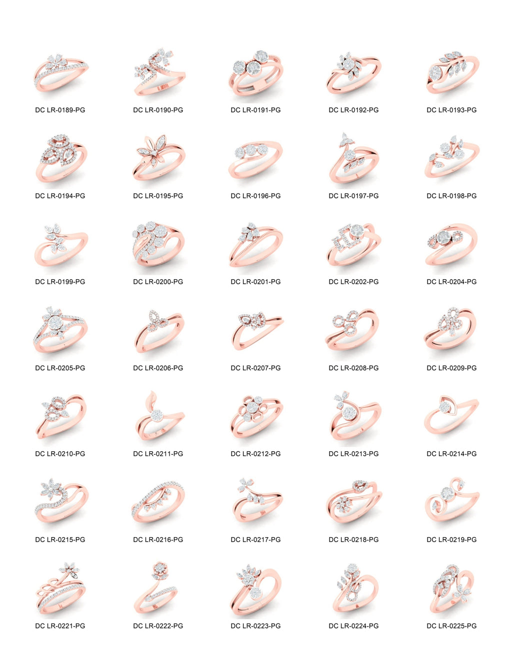 500 Stones Rings STL & 3DM Files