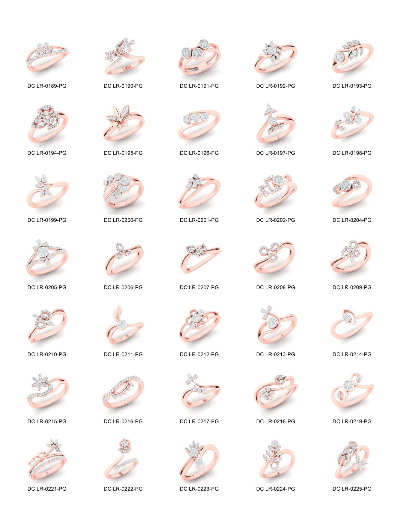 500 Stones Rings STL & 3DM Files