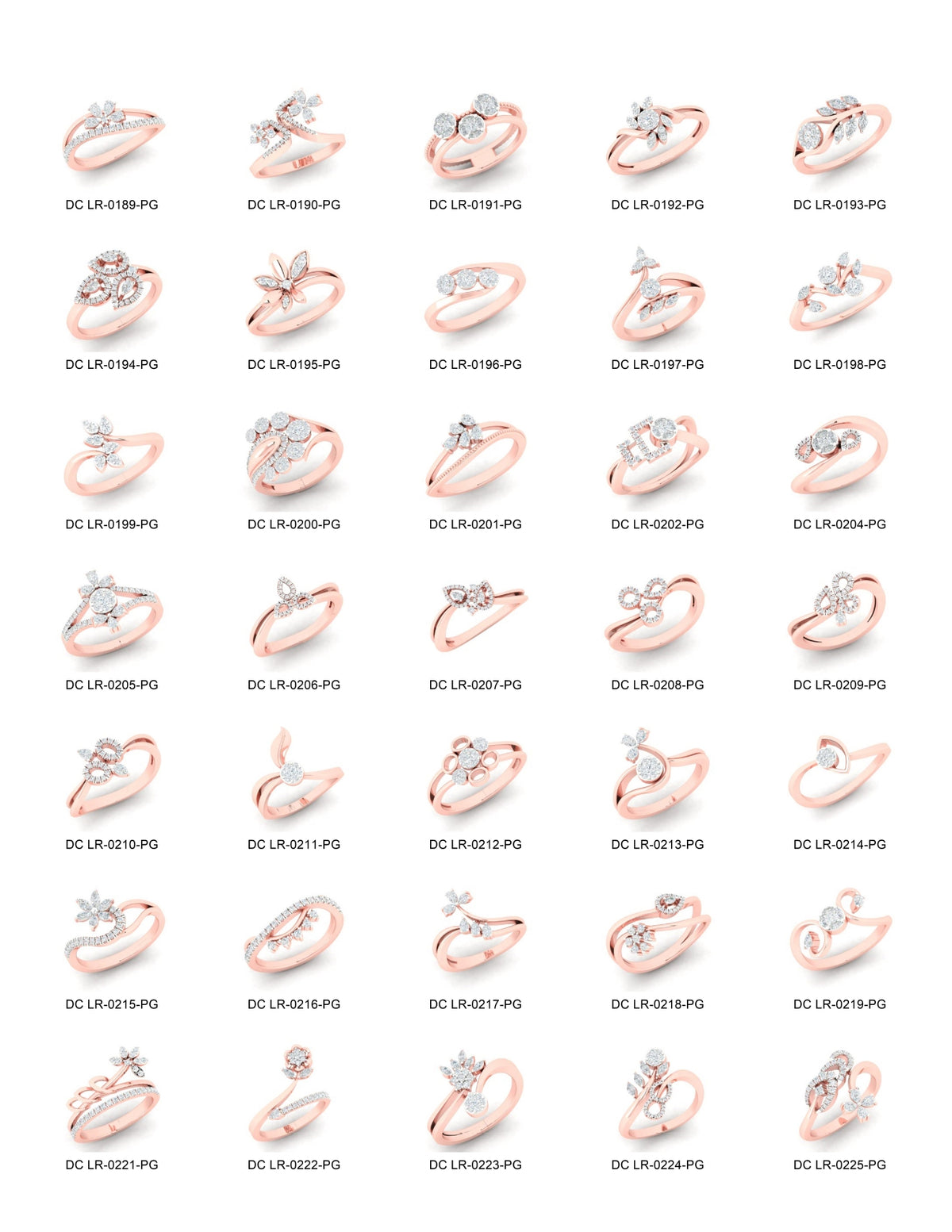 500 Stones Rings STL & 3DM Files