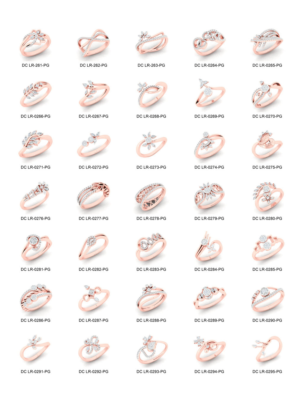 500 Stones Rings STL & 3DM Files