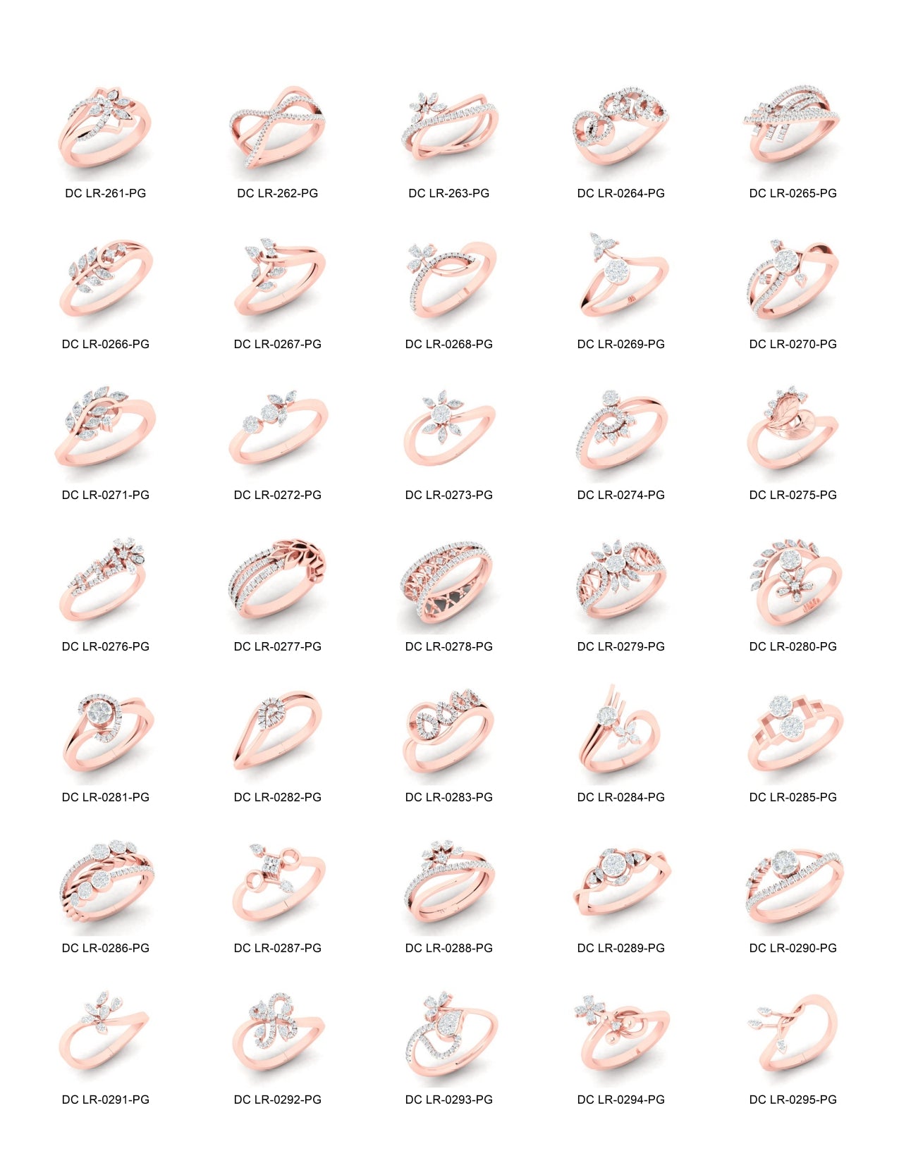 500 Stones Rings STL & 3DM Files