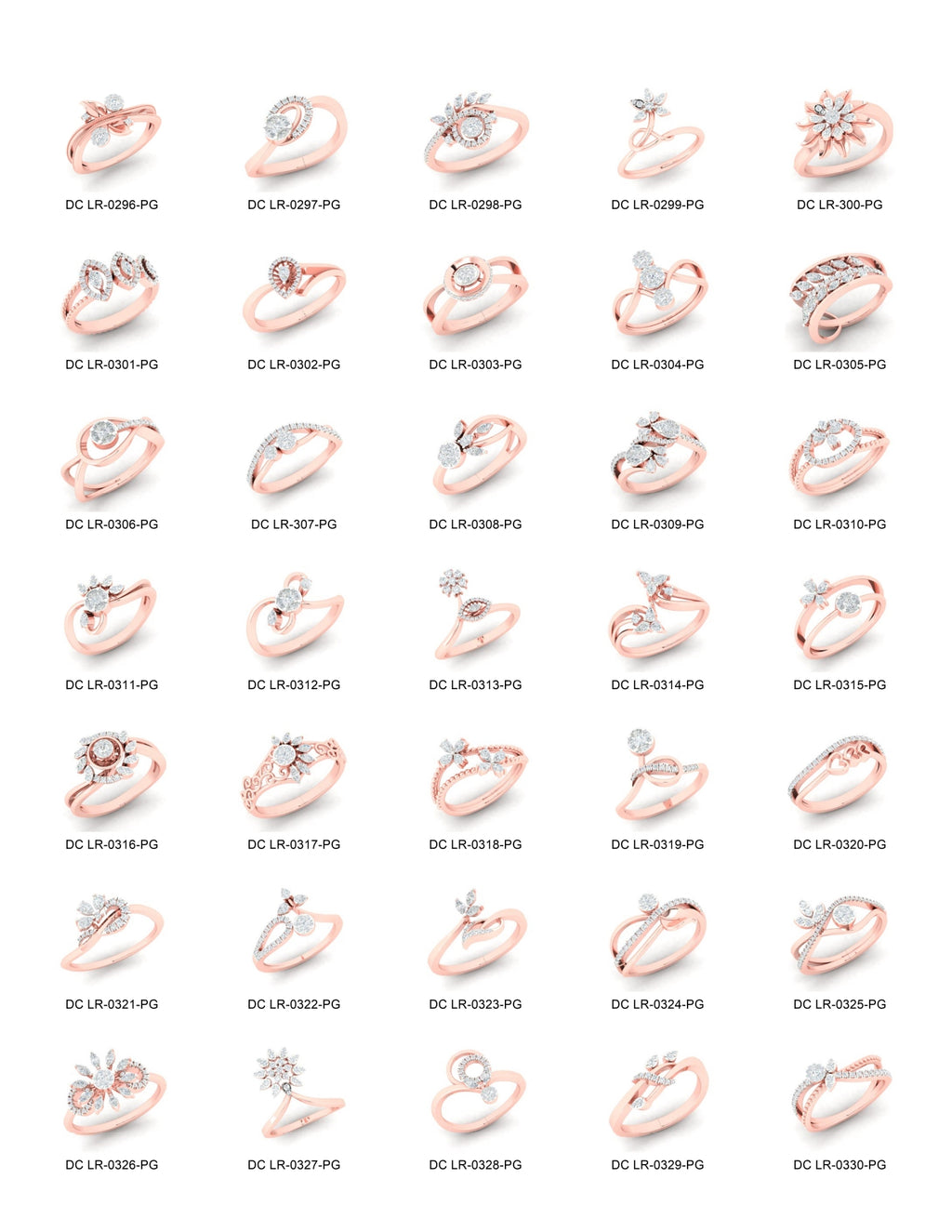 500 Stones Rings STL & 3DM Files