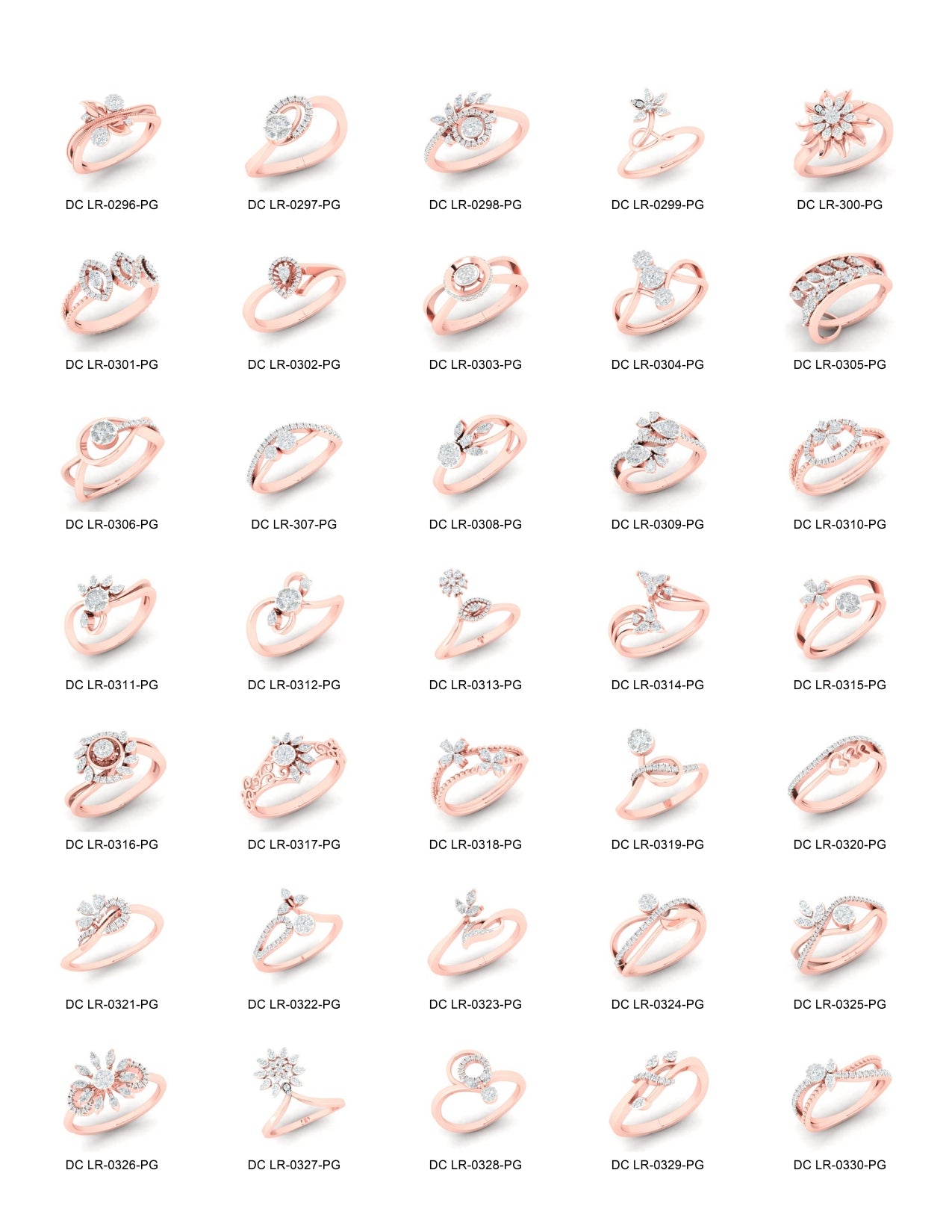 500 Stones Rings STL & 3DM Files