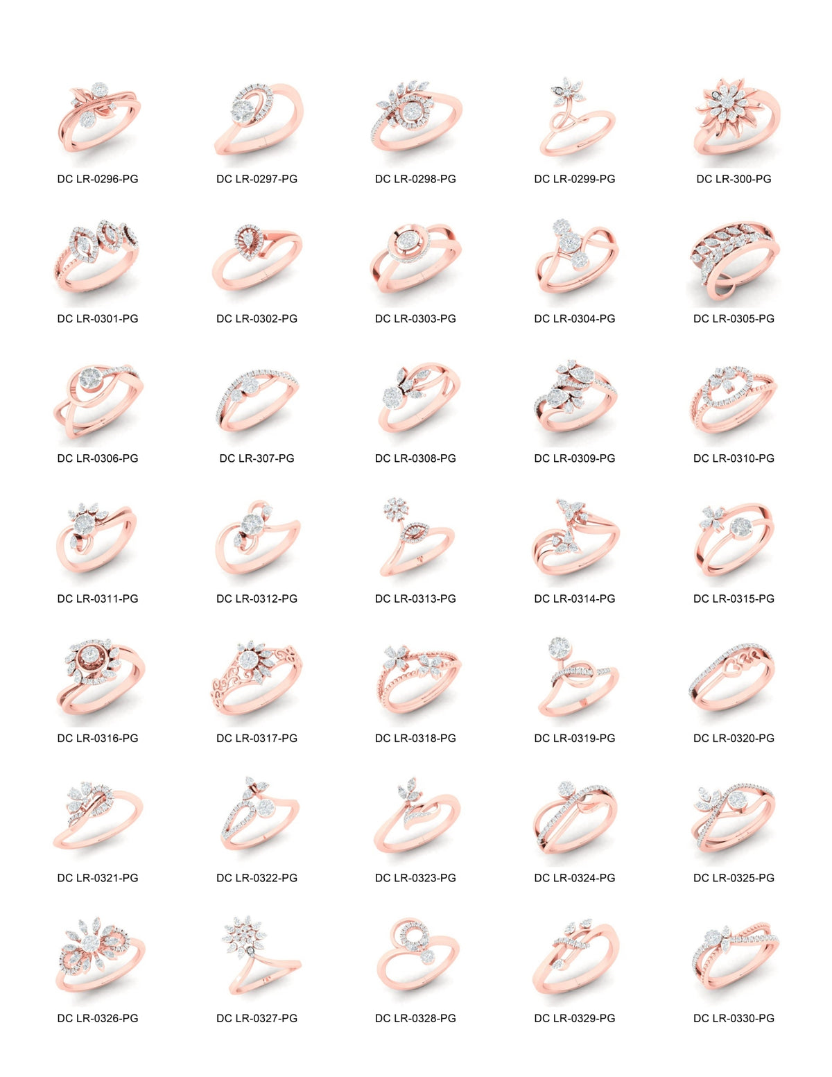 500 Stones Rings STL & 3DM Files