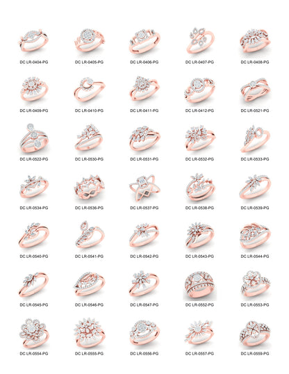500 Stones Rings STL & 3DM Files