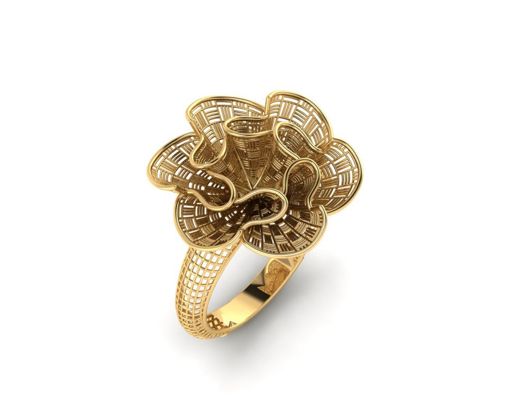 20 Turkish Flower Rings STL Files