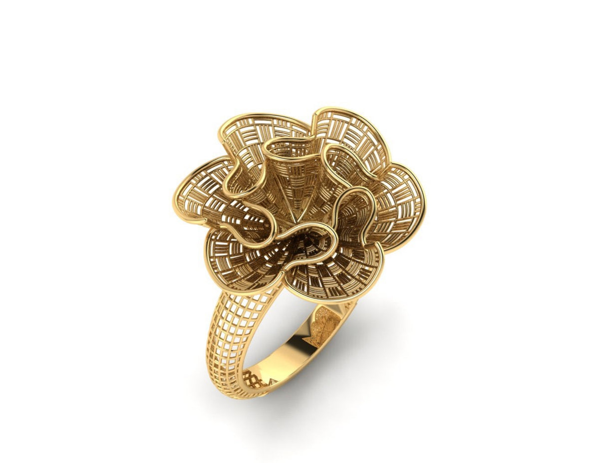 20 Turkish Flower Rings STL Files