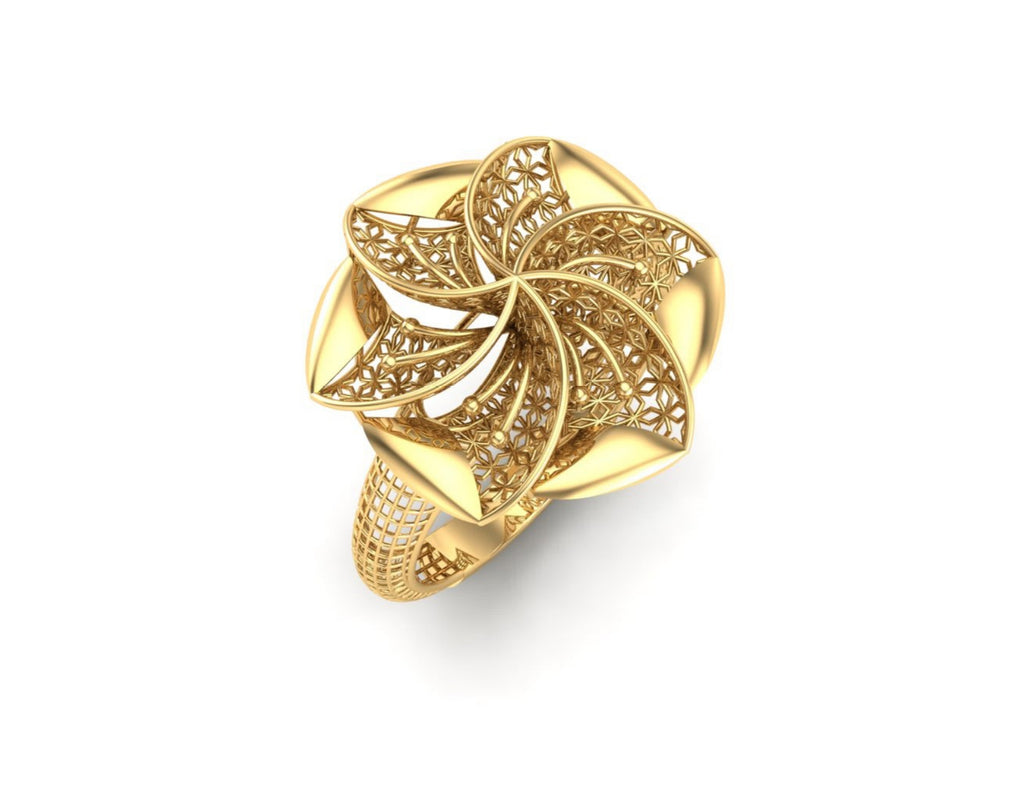 20 Turkish Flower Rings STL Files