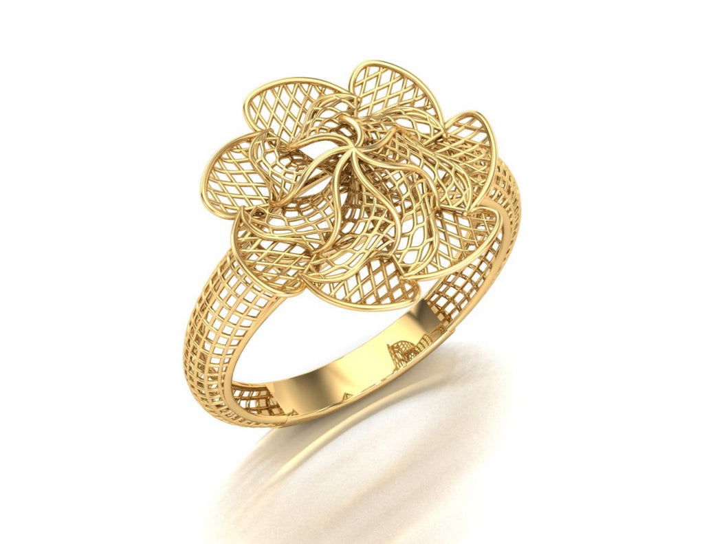 20 Turkish Flower Rings STL Files