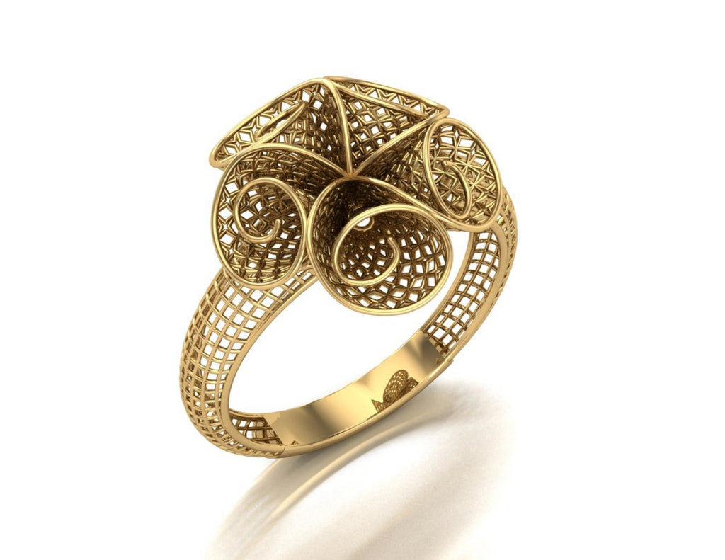 20 Turkish Flower Rings STL Files