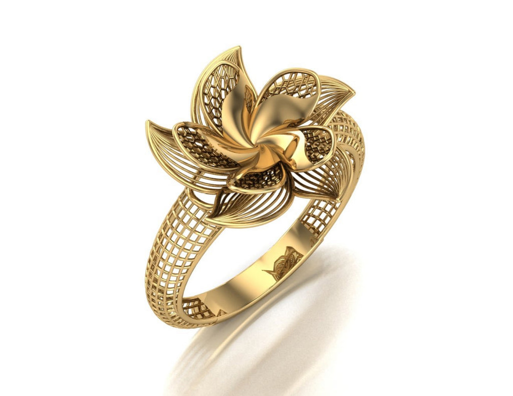 20 Turkish Flower Rings STL Files