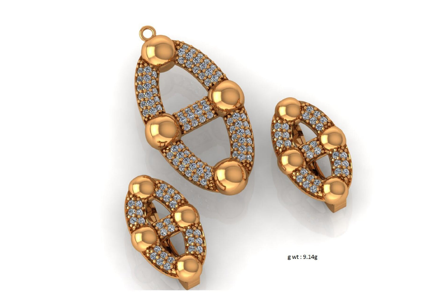 100+ Pendant Sets With Bracelets STL Files