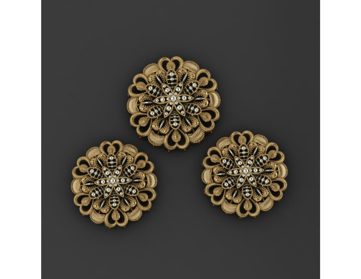 15  Pakistani Style Pendant Sets STL Files