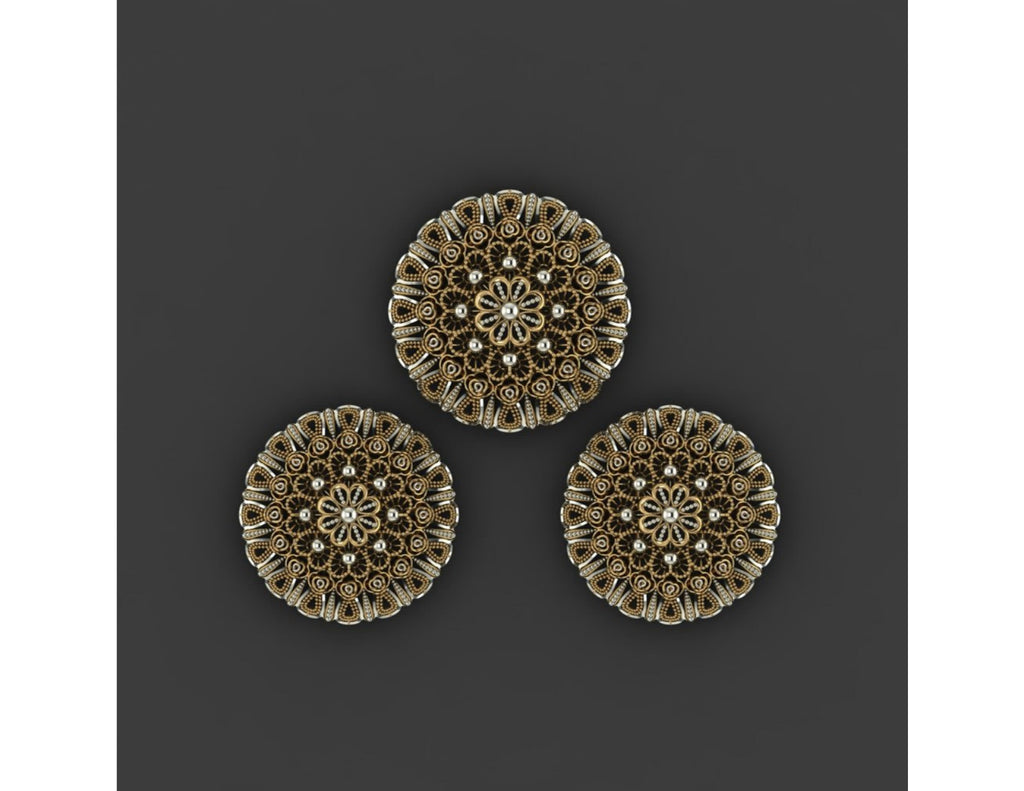 15  Pakistani Style Pendant Sets STL Files